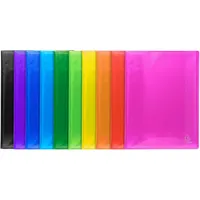 Exacompta 85470E 8er Pack Sichtmappen Iderama aus mittelfesten Kunststoff