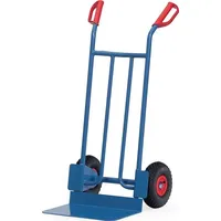 FETRA Sackkarre H.1150mm Schaufel-L300xB480mm Luft-Bereifung Trgf.250kg brillantblau