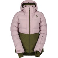 Scott Jacket W's Ultimate Warm cloud pink/fir green (7647)