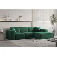 Fun Möbel Ecksofa Grün, Ottomane Rechts & Couches, Wohnlandschaften,