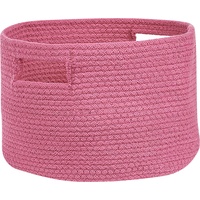 Beliani Aufbewahrungskorb 2er Set Chiniot Baumwolle Fuchsia