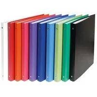Exacompta 51150E 20er Pack Kunststoff-Ringbuch 4-O-Ring-Mechanik DIN A4 sortiert