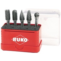 Ruko Frässtiftsatz Schaft-D.6mm 5tlg.HM ZYA-ST/WRC/SPG/RBF/KUD