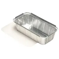 Papstar Starpak 10 Schalen, Alu + Einlegedeckel, PE-beschichtet eckig