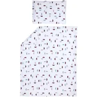 Meyco Baby Shapes Bettwäsche, Kinderbett (atmungsaktives Material, Bettbezug aus
