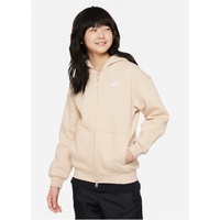 Nike Sportswear Club Fleece Oversize-Hoodie Sanddrift/White XL