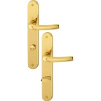 HOPPE Langschildgarnitur Tôkyô M1710RH/265 MS F71 SK/OL 78mm DIN