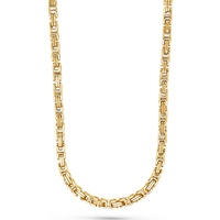 FAVS Kette Edelstahl gelbgold Herren