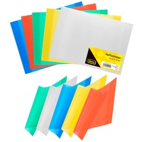 IDENA Heftschoner A4, 2x 5 Farben transparent