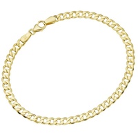 Luigi Merano Armband Panzerkette, Gold 375 Armbänder & Armreife