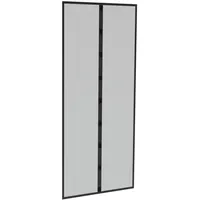 WINDHAGER Insektenschutz Türvorhang Magnet, 95x215cm, schwarz