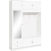Borchardt Möbel Garderobenschrank »Kompakta«, Höhe 202 cm, weiß