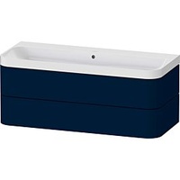 Duravit Happy D.2 Plus Möbelwaschtisch c-shaped mit Unterbau, wandhängend