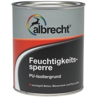 Albrecht Isoliergrundierung Feuchtigkeitssperre Transparent 0,75 l