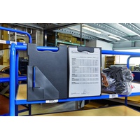 Magnetoplan Klemmbrettmappe 1131612 DIN A4 schwarz Kunststoff