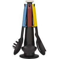 Joseph Joseph Elevate Utensilien-Set 6-teilig mit Drehständer Blau