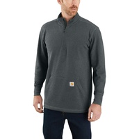 CARHARTT 1/2-Zip Thermo, Langarmshirt, - Dunkelgrau - XL