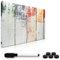 Navaris Magnettafel Memoboard Painted Wood, 60 x 40 cm