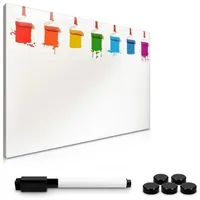 Navaris Magnettafel Memoboard Colored Paint, 60 x 40 cm,