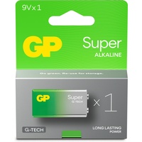 GP Super Alkaline 9V-Block 6LR61 Relaunch 0301604AETA-B1