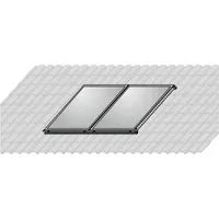 WOLF-Garten Wolf Aufdach-Montage-Set Alu+ Schiefer f.2 Kollekt.F3-1/CFK-1 Hochform.,7701598