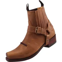 Sendra Biker Stiefelette 6445 Braun - Braun