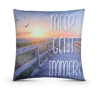 BestLivings Outdoor Kissen (45 x 45 cm) Ankerplatz Dekokissen