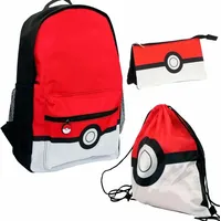 Pokémon Rucksack Set zur Auswahl | Pokeball Motiv |