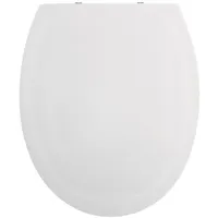 Spirella Toilettendeckel oval Klodeckel mit Quick-Release-Funktion und Softclose Absenkautomatik.