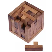 Logoplay Holzspiele Packwürfel 125-3D Puzzle - Knobelspiel - Logikspiel
