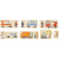 GoKi 57373 - Puzzle Fahrzeuge