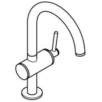 Grohe Atrio Einhand-Waschtischbatterie, 1/2" L-Size chrom