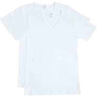 CALIDA Natural Benefit V-shirt Weiß Baumwolle X-Large Herren T-Shirt