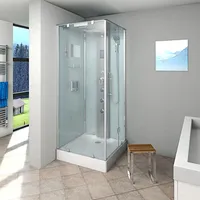 AcquaVapore Duschkabine Komplettdusche Fertigdusche Dusche 90x90 cm mit 2K