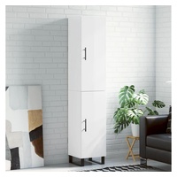 VidaXL Highboard Hochglanz-Weiß 34,5x34x180 cm Holzwerkstoff 34,5x180cm (3198811)