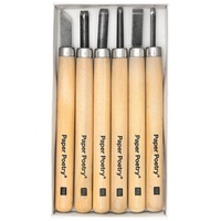 Rico Design Schnitzwerkzeuge 6 Stück