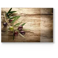 Deqori Schneidebrett aus Glas | groß 30x20 cm |