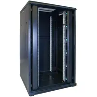 DSIT 27HE 19” Serverschrank mit Glastür (BxTxH) 800 x