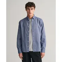 GANT Slim Oxford Langarmhemd Persian Blue M