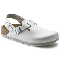 Birkenstock Tokio Super Grip, Naturleder, weiß, Weite normal, Größe