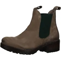 LAZAMANI Stiefelette in Beige/Grün | Gr.: 40