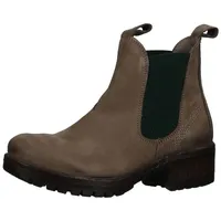 LAZAMANI Stiefelette in Beige/Grün | Gr.: 38