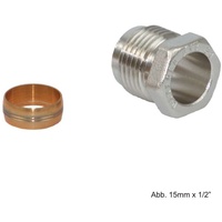 Danfoss Klemmverbinder 1/5" x 14mm f. Stahl- u. Kupferrohre,