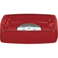 KLEINE WOLKE 5061459853 Easy Seifenschale, mohnrot