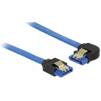 DeLock SATA 6 Gb/s Kabel gerade auf Links gewinkelt