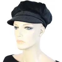 COLLEZIONE ALESSANDRO Cordhut " Cordy " in schwarz |