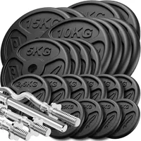 Marbo Sport verstärkte Hantelstange- und Hantelscheiben Set 173 kg