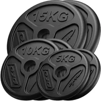 Marbo Sport Olympia Guss Hantelscheiben-Set Gewichte mit ø51 mm