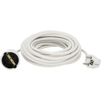 Voltomat Unitec Verlängerungskabel Innen 10 Meter H05VV-F3G1,5, weiß
