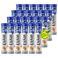 Eväm Calcium Magnesium D3 Brausetabletten Geschmack Mandarine 24x 15
